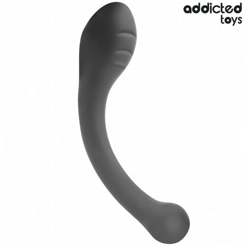 Addicted Toys Stymulator anatomiczny silikonowy 18 cm czarny Addicted Toys Stymulator anatomiczny silikonowy 18 cm czarny
