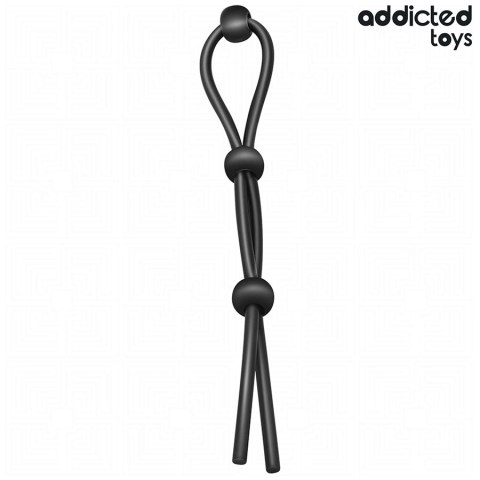 Addicted Toys Triple Loop — silikonowa lina z potrojną pętlą, regulowana 19,5 cm Addicted Toys Triple Loop — silikonowa lina z potrojną pętlą, regulowana 19,5 cm
