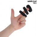 Addicted Toys Zestaw 3 Płaskich Pierścieni Silikonowych Komfort
