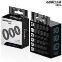 Addicted Toys Zestaw 3 Płaskich Pierścieni Silikonowych Komfort