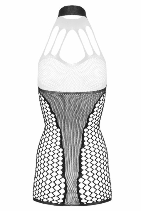 Besired Dania Czarna Sukienka z Elastycznej Siateczki Halter Besired Dania Czarna Sukienka z Elastycznej Siateczki Halter