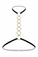 Bijoux Indiscrets Harness Bralette Body z łańcuszkiem, uniwersalny rozmiar
