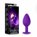 Blush Temptasia Bling Plug Small fioletowy z ozdobnym kryształem