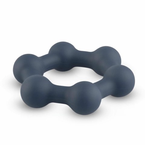 Boners Hexagon - silikonowy pierścień intymny z kulkami stalowymi Boners Hexagon - silikonowy pierścień intymny z kulkami stalowymi