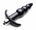 Bubbly Plug Black - Wibrujący model anatomiczny z pierścieniową strukturą