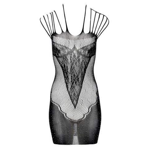 Daring Intimates Riana Czarna Sukienka z Błyszczącymi Elementami Daring Intimates Riana Czarna Sukienka z Błyszczącymi Elementami
