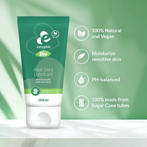 EasyGlide Bio & Natural żel intymny aloesowy na bazie wody 100ml EasyGlide Bio & Natural żel intymny aloesowy na bazie wody 100ml