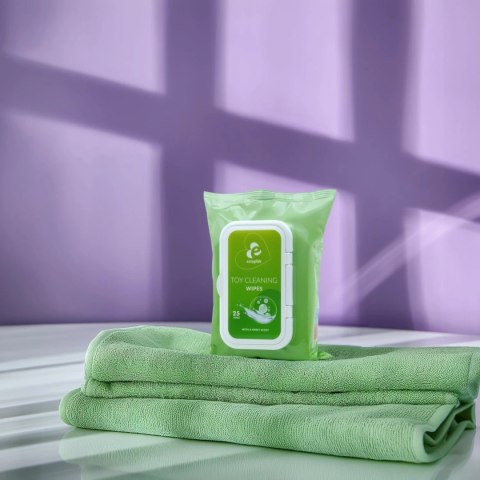 EasyGlide Chusteczki do czyszczenia akcesoriow intymnych 25 sztuk EasyGlide Chusteczki do czyszczenia akcesoriow intymnych 25 sztuk
