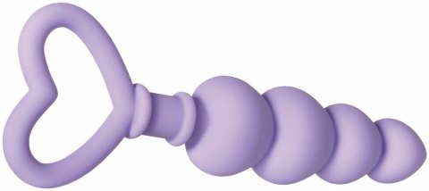 Evolved Novelties Sweet Treat fioletowe koraliki silikonowe serca Evolved Novelties Sweet Treat fioletowe koraliki silikonowe serca
