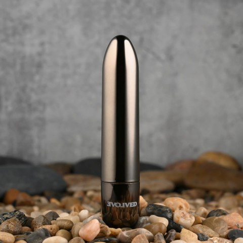 Evolved Real Simple Bullet Chrome Black - Miniaturowy Wibrujący Model USB Evolved Real Simple Bullet Chrome Black - Miniaturowy Wibrujący Model USB