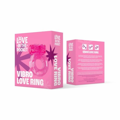 Love In The Pocket Vibro Ring silikonowy wibrujący jednorazowy Love In The Pocket Vibro Ring silikonowy wibrujący jednorazowy