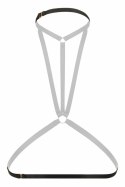 Obsession Strappy Harness Bralette Black - modny biustonosz z paskami