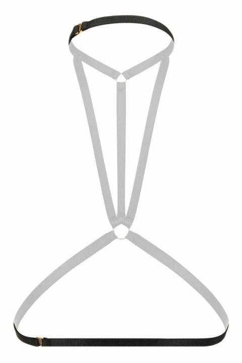 Obsession Strappy Harness Bralette Black - modny biustonosz z paskami Obsession Strappy Harness Bralette Black - modny biustonosz z paskami