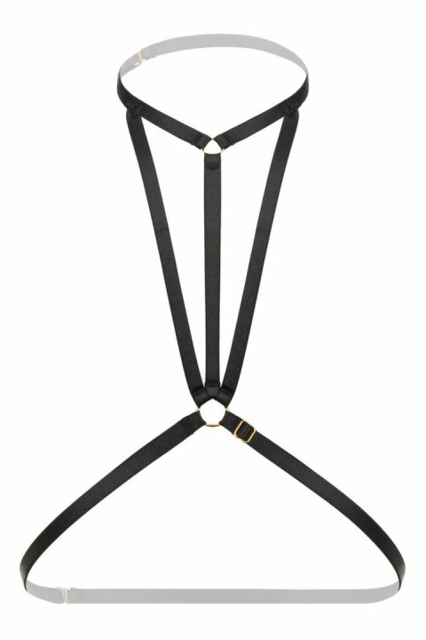 Obsession Strappy Harness Bralette Black - modny biustonosz z paskami Obsession Strappy Harness Bralette Black - modny biustonosz z paskami