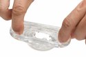 XR Brands Ball Stack Transparent - elastyczny pierścień dystansujący TPE