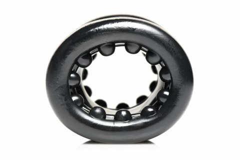 XR Brands Ball Stack anatomiczny pierścień elastyczny TPE czarny