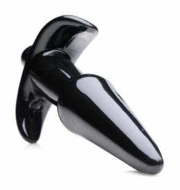 XR Brands Nexus gładka wibrująca zatyczka anatomiczna czarna 10 cm