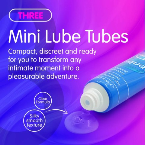 Skins Vital Zestaw Probny Lubrykantow 3x12ml - Aqua, Superslide, Excite Skins Vital Zestaw Probny Lubrykantow 3x12ml - Aqua, Superslide, Excite