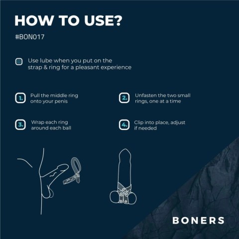 Boners 8-Style Regulowany Pierścień Anatomiczny na Strefy Intymne Boners 8-Style Regulowany Pierścień Anatomiczny na Strefy Intymne