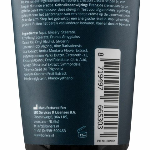 Boners Krem pielęgnacyjny z Ginkgo Biloba 100ml do masażu intymnego Boners Krem pielęgnacyjny z Ginkgo Biloba 100ml do masażu intymnego