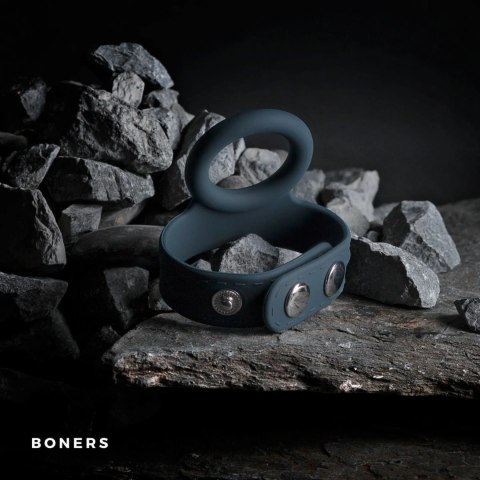 Boners Pasek Regulowany na Intymne Partie S/M, Silikonowy, Szary Boners Pasek Regulowany na Intymne Partie S/M, Silikonowy, Szary
