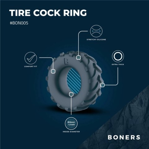 Boners Tire Pierścień Anatomiczny Grey - Elastyczny Model Dekoracyjny Boners Tire Pierścień Anatomiczny Grey - Elastyczny Model Dekoracyjny