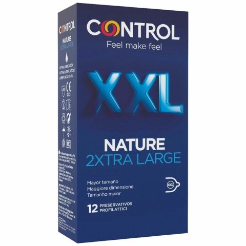 Control Nature XXL prezerwatywy anatomiczne 12 szt. extra duży rozmiar Control Nature XXL prezerwatywy anatomiczne 12 szt. extra duży rozmiar