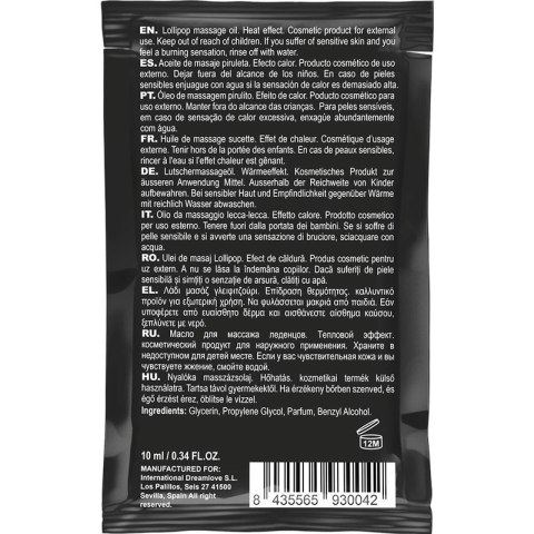 Coquette Chic Desire Olejek Masażowy Lollipop Efekt Ciepła 10ml Coquette Chic Desire Olejek Masażowy Lollipop Efekt Ciepła 10ml