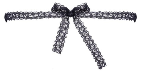 Cottelli Accessoires Czarna Maskująca Opaska z Koronką i Otworami na Oczy Cottelli Accessoires Czarna Maskująca Opaska z Koronką i Otworami na Oczy