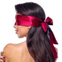 Cottelli Collection Szalik Satynowy Dwukolorowy 150 cm Czerwono-Czarny