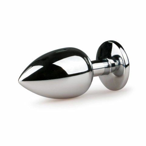 Diogol Aluminium Plug z Kryształem Silver Large 8,5 cm Diogol Aluminium Plug z Kryształem Silver Large 8,5 cm