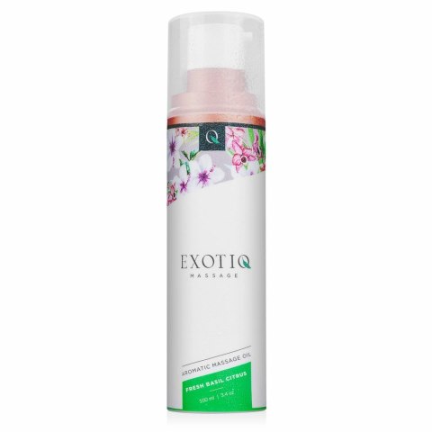 Exotiq Olejek do Masażu Basil Citrus 100ml - Odżywcza Formuła Roślinna Exotiq Olejek do Masażu Basil Citrus 100ml - Odżywcza Formuła Roślinna