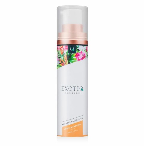 Exotiq Olejek do Masażu Wanilia-Karmel 100 ml, odżywczy, z pompką Exotiq Olejek do Masażu Wanilia-Karmel 100 ml, odżywczy, z pompką