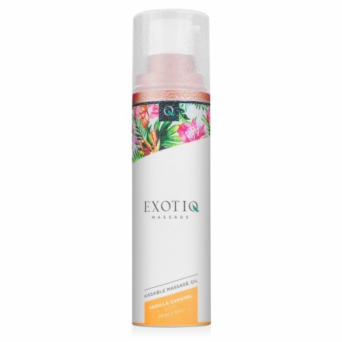 Exotiq Olejek do Masażu Wanilia-Karmel 100 ml, odżywczy, z pompką Exotiq Olejek do Masażu Wanilia-Karmel 100 ml, odżywczy, z pompką