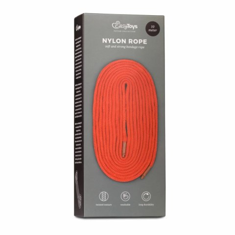 EasyToys Czerwony Sznur Bondage 10 m - Wytrzymały Nylonowy Model EasyToys Czerwony Sznur Bondage 10 m - Wytrzymały Nylonowy Model