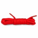 EasyToys Czerwony Sznur Bondage 10 m - Wytrzymały Nylonowy Model