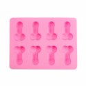 EasyToys Forma silikonowa do lodu i wypiekow model anatomiczny 6 gniazd