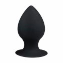 EasyToys Korek anatomiczny z przyssawką model XL czarny silikon