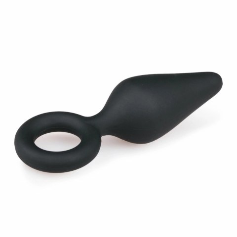 EasyToys Korek anatomiczny z uchwytem silikonowy czarny S EasyToys Korek anatomiczny z uchwytem silikonowy czarny S