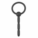EasyToys Korek intymny silikonowy z pierścieniem Hollow Ribbed 8 mm