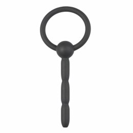 EasyToys Korek intymny silikonowy z pierścieniem Hollow Ribbed 8 mm