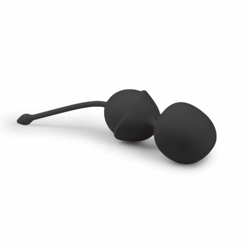 EasyToys Kulki Gejszy Black Double - czarne kulki do treningu mięśni dna miednicy EasyToys Kulki Gejszy Black Double - czarne kulki do treningu mięśni dna miednicy