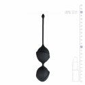 EasyToys Kulki Gejszy Black Double - czarne kulki do treningu mięśni dna miednicy