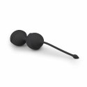 EasyToys Kulki Gejszy Black Double - czarne kulki do treningu mięśni dna miednicy