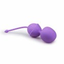 EasyToys Kulki Treningowe Podwojne Fioletowe silikonowe 3,5 cm