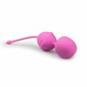 EasyToys Kulki treningowe rożowe dwie, model z silikonową powłoką