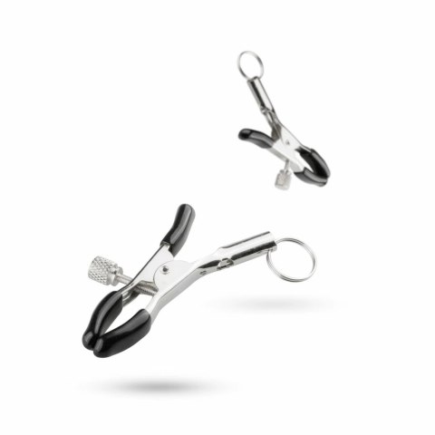EasyToys Metalowe Zaciski Regulowane z Ochronnymi Końcowkami i Pierścieniem EasyToys Metalowe Zaciski Regulowane z Ochronnymi Końcowkami i Pierścieniem