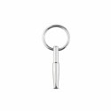 EasyToys Metalowy Korek Intymny Hollow Plug z Uchem 75 mm Srebrny