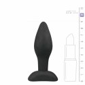 EasyToys Plug silikonowy czarny S - komfortowy model dla początkujących