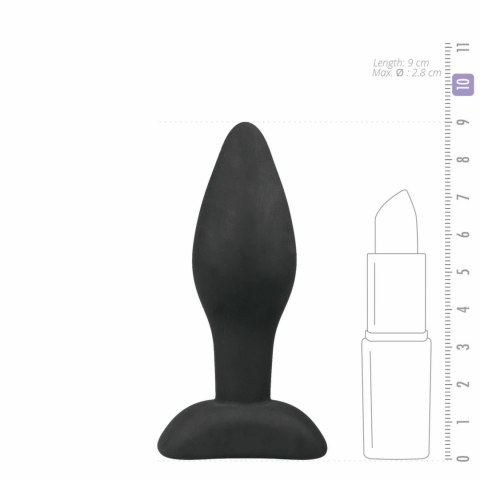 EasyToys Plug silikonowy czarny S - komfortowy model dla początkujących EasyToys Plug silikonowy czarny S - komfortowy model dla początkujących